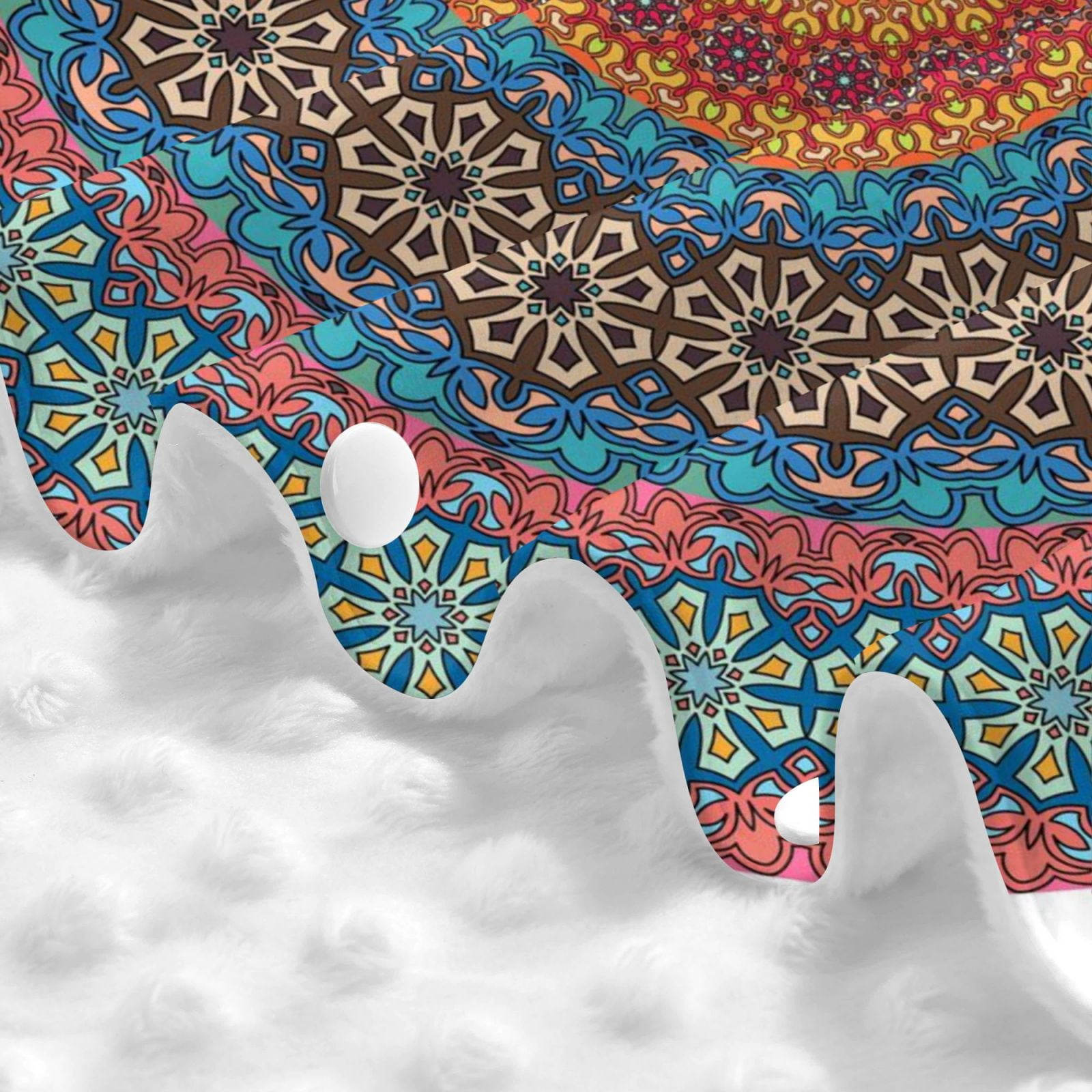Car Seat Cover Baby - Mandala (3) Breathable Infant Car Seat Cover for Baby Carseat, Lightweight Comfort Baby Essentials Must Haves Newborn Stuff for Girl Boy