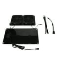 thumbnail image 2 of Juego de ventilador dual con energía solar kits de ventilador dual con energía solar de enfriamiento rápido 10W para cobertizo para ventana para invernaderos ANGGREK Otros, 2 of 8