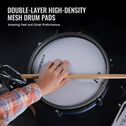 Electrci drum set for Adult Bignner with 918 Sounds, Quite Mesh Pads, ACE-310