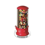 Handy Gourmet Triple Candy Machine - Store & Organize 3 Unique Snacks -360 Degree Spin (Red)