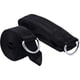 thumbnail image 1 of Correa para hamaca, kit para colgar columpio de árbol de 2 m, kit para colgar correas para columpio de árbol de alta resistencia con mosquetón, capacidad para 1000 kg, negro, 2 piezas, 1 of 7