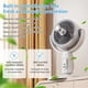thumbnail image 4 of 38-82cm Pedestal Fan with Remote, 5 Speeds Air Cooling Oscillation Fan, Portable Floor Standing Fan for Home Office, 4 of 5