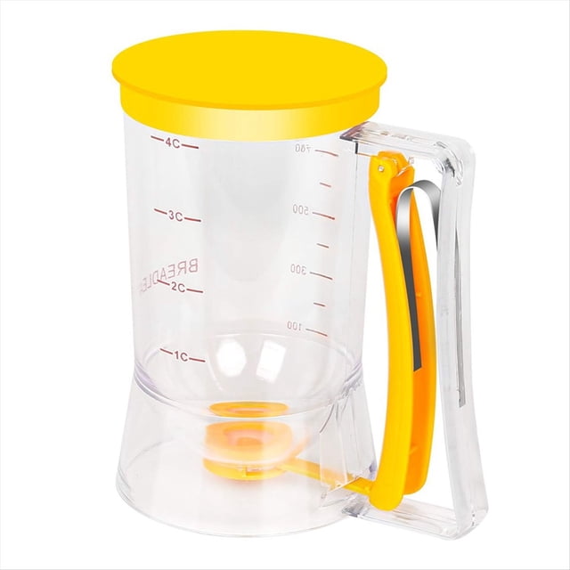 Dispensador de Masa para Panqueques, Embudo para Masa, Colador de Masa con Manivela, Separador de Masa Manual, Dispensador de Masa