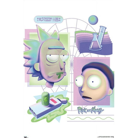 Rick And Morty - Chemistry Wall Poster, 22.375" x 34"