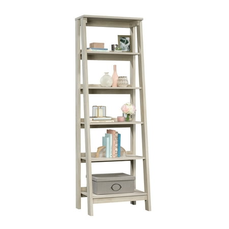 5 Shelf Trestle Bookcase Chalked Chestnut - Sauder