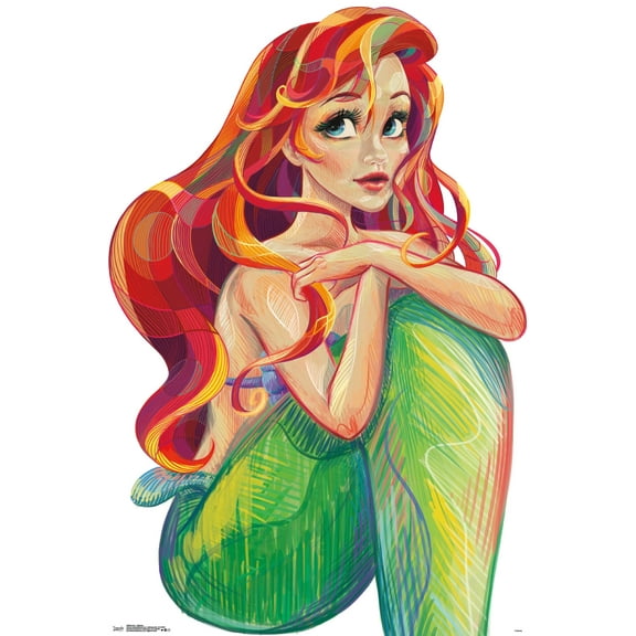 Disney The Little Mermaid - Ariel - Stylized Wall Poster, 22.375" x 34"