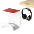 thumbnail image 1 of Soporte para auriculares Liboer Mini para debajo del escritorio, blanco, 1 of 6