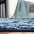 thumbnail image 4 of SAFAVIEH Adirondack Hortense Floral Area Rug, Navy/Aqua, 8' x 10', 4 of 7