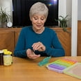 thumbnail image 6 of Damp-Proof Large 7 Day Pill Organizer- Moisture Free Dustproof Snap Lids for Travel Prescription & Medication Pill Box Holder with a Pill tweezer spatula from Zzteck, 6 of 8