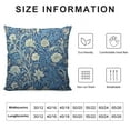 thumbnail image 5 of QZHH  Throw Pillow Covers Damask Seaweed Floral Cobalt Blue Nouveau Decorative Square Pillowcases Cushion Cover, 5 of 5