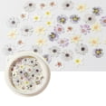 thumbnail image 1 of Fiudx Parches para Decoración de Uñas, Láminas de Pulpa de Madera con Flores de Colores, Exquisitos Diseños Florales Secos, Versátiles para Joyería y Fundas de Teléfono, Proyectos Creativos de Bricol, 1 of 2