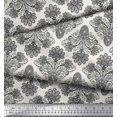 thumbnail image 3 of Soimoi Poly Georgette Fabric Swirls & Paisley Printed Craft Fabric by the Yard 52 Inch Wide, 3 of 3