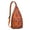 Orange-1, variant on Bee Lovers Sling Bag - Waterproof Hive Design Chest Pack, Lightweight Crossbody Backpack for Camping & Daily Use (Yellow Bumble Bee Pattern, Tear-Resistant)