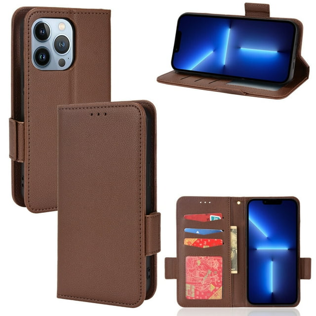 iPhone 12 PRO MAX Case , PU Leather Flip Cover Card Slots Magnetic Closure Wallet Case for iPhone 12 PRO MAX