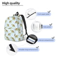 thumbnail image 3 of Balery Cartoon Sea Turtle Mochila Clásica Impresa Básica para Viaje, Mochila Escolar Resistente al Agua, Mochila de Lona con Correas Ajustables-Medium, 3 of 5