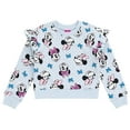 thumbnail image 3 of Disney Minnie Mouse Fleece Drop Shoulder Sweatshirt and Jogger Pants Outfit Set Toddler to Big Kid, 3 of 5