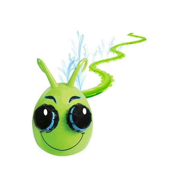 Swim Central 19.7' Inflatable Aqua Fun Caterpillar Outdoor Water Sprinkler - Lime Green