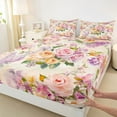 thumbnail image 3 of Castle Fairy Teens Spring Garden Twin Sheet Sets,Chic Flowers Bedding, 3 of 7
