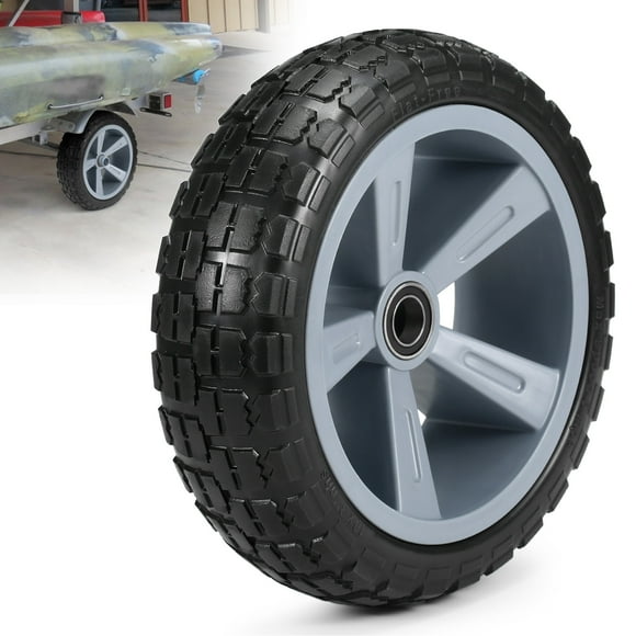 10 Inches Puncture-proof Kayak Trolley Tire Wheel for Kayak Canoe Trolley Cart Replacement Tire Wheel