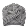thumbnail image 2 of AYYUFE Women Hat Solid Color Knitted Autumn Winter Stretchy Dome Beanie Headwrap for Daily Wear, 2 of 8