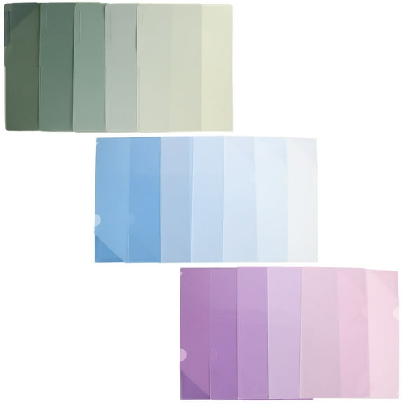 Hemoton 15pcs Office Supplies Folder Set File Folders for Document Organizer Decorative File Folders School Supplies Cute Folders