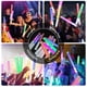 thumbnail image 3 of Barras luminosas LED Bsgifts, paquete de 6, 15 colores, con batería, 3 of 8