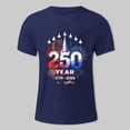 thumbnail image 6 of UngA America 250 Tshirt, Mens USA Shirt American Flag T-Shirt 4th of July Patriotic Short Sleeve Graphic Tee (Dark Blue,XL), 6 of 7
