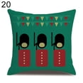 thumbnail image 1 of HEVIRGO Housse de Coussin en Lin avec Motifs de Drapeaux de Londres, 1 of 10