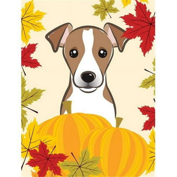 Caroline's Treasures BB2066GF Jack Russell Terrier Thanksgiving Flag Garden Size , Small, multicolor