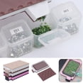thumbnail image 2 of DIY Craft Diamond Painting Tray Kits Biscuit Shape With Lid Drill Storage Box Beading Plates Embroidery, 2 of 6