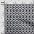 thumbnail image 1 of oneOone Viscose Chiffon Fabric Geometric Ikat Decor Fabric Printed BTY 42 Inch Wide, 1 of 4