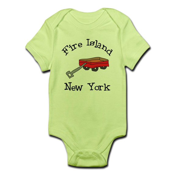 CafePress - Fire Island Infant Bodysuit - Baby Light Bodysuit