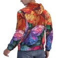 thumbnail image 6 of Salouo Colorful Butterfly Cluster Pattern Men's Fall Hoodie Sweatshirt,Sport Hoodie with Pockets for Men Pullover Casual Hooded Sweatshirt-Large, 6 of 7