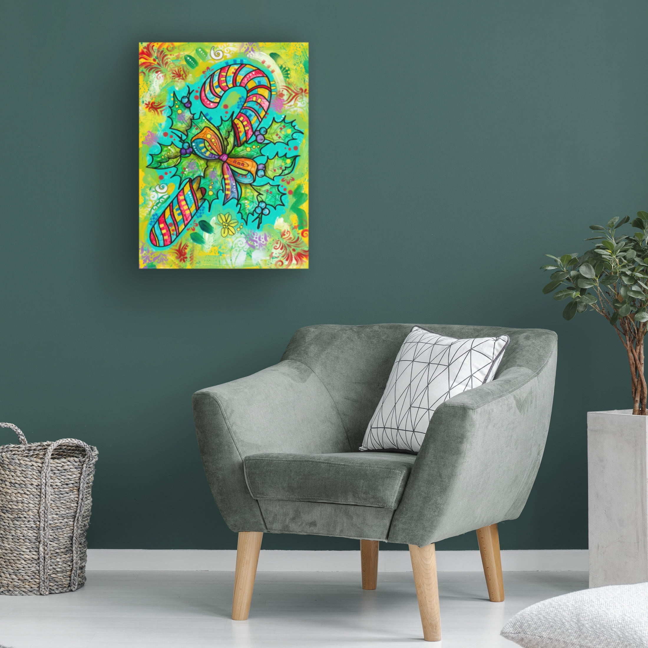 Canvas Wall Art - Dean Russo 'Christmas Sweets' Wall Art for Living Room, Bedroom, or Office Décor by Trademark Fine Art - 18 x 24 Inches