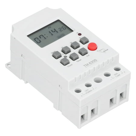 

ESTINK 7‑Day Timer Switch Electronic Accessories Microcomputer Timer Switch 7‑Day Electronic Accessories With Digital Display For Light Control