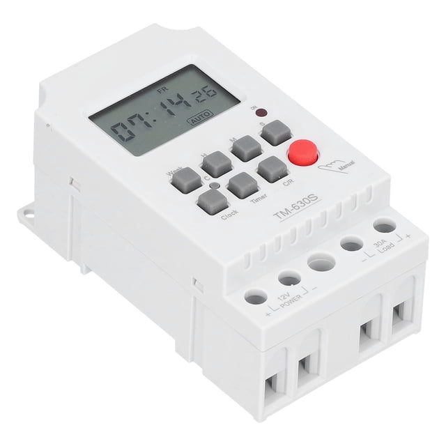Timer Microcomputer Timer Switch 7-Day Electronic Accessories with Digital Display for Light Control