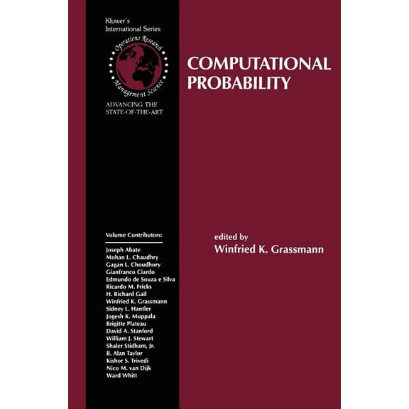 International Operations Research & Computational Probability, Book 24, (Paperback)
