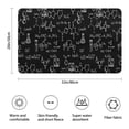 thumbnail image 3 of Math Equations Physics Icons Green Pattern Bathroom Rugs Mat,Non Slip Microfiber Bathroom Rug,Rubber Backing,Soft Bathroom Mats for Bathroom Floor,Tub and Shower,20x32in(50x80cm), 3 of 5