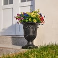thumbnail image 3 of DR.Planzen 16 x 12 Inches Classic Urn Planter, Plastic Flower Pots for Indoor & Outdoor Use, Lightweight Planters for Garden, Patio, Porch, Wedding & Event Decor, 3 of 8