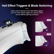 8BitDo Ultimate 2 Bluetooth Controller for Switch, Switch 2, PC&Windows,Switch Pro Controller with TMR Joysticks,Tactile/Hall Triggers,Programmable L4/R4 Bumpers,2 Back Paddle Buttons,RGB Ring