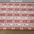 thumbnail image 6 of Ambesonne Christmas Place Mats Set of 4, Winter Deer Snowflake, Standard Size, Ruby White, 6 of 6