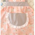 thumbnail image 2 of GHSDFBB Womens Cooking Baking Apron | Ladies, Woman, Kitchen Chef Aprons with Pocket, Orange Tan, One Size, 2 of 4