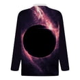 thumbnail image 5 of Blusa de manga larga con estampado digital colorido y media cremallera para hombre Pompotops  oipoqjl46971, 5 of 5