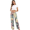 thumbnail image 6 of GZHJMY Women's Pajama Pants Garden Flowers Comfy Stretch Sleepwear Essentials womens Lightweight Lounge Terry Pajama Pant, X-Large, 6 of 7