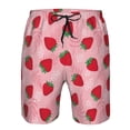 thumbnail image 4 of Naloa Strawberry Men's Beach Shorts, Surfing shorts, Swim trunks, Quick Dry Swim Trunks for Surfing Beach Fun - XX-Large, 4 of 9