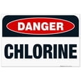 thumbnail image 1 of Danger Chlorine Sign, Pool Sign,, 1 of 1