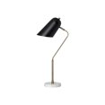 thumbnail image 1 of All The Rages Lalia Home - Desk lamp - 1 socket - asymmetrical - antique brass, matte black lampshade, 1 of 4