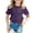 Purple, variant on Gunia Boys Tshirts Stripe Short Sleeve T Shirt Colorful Party Graphic Tee Kids Comfortable Casual Top 2-15 Years