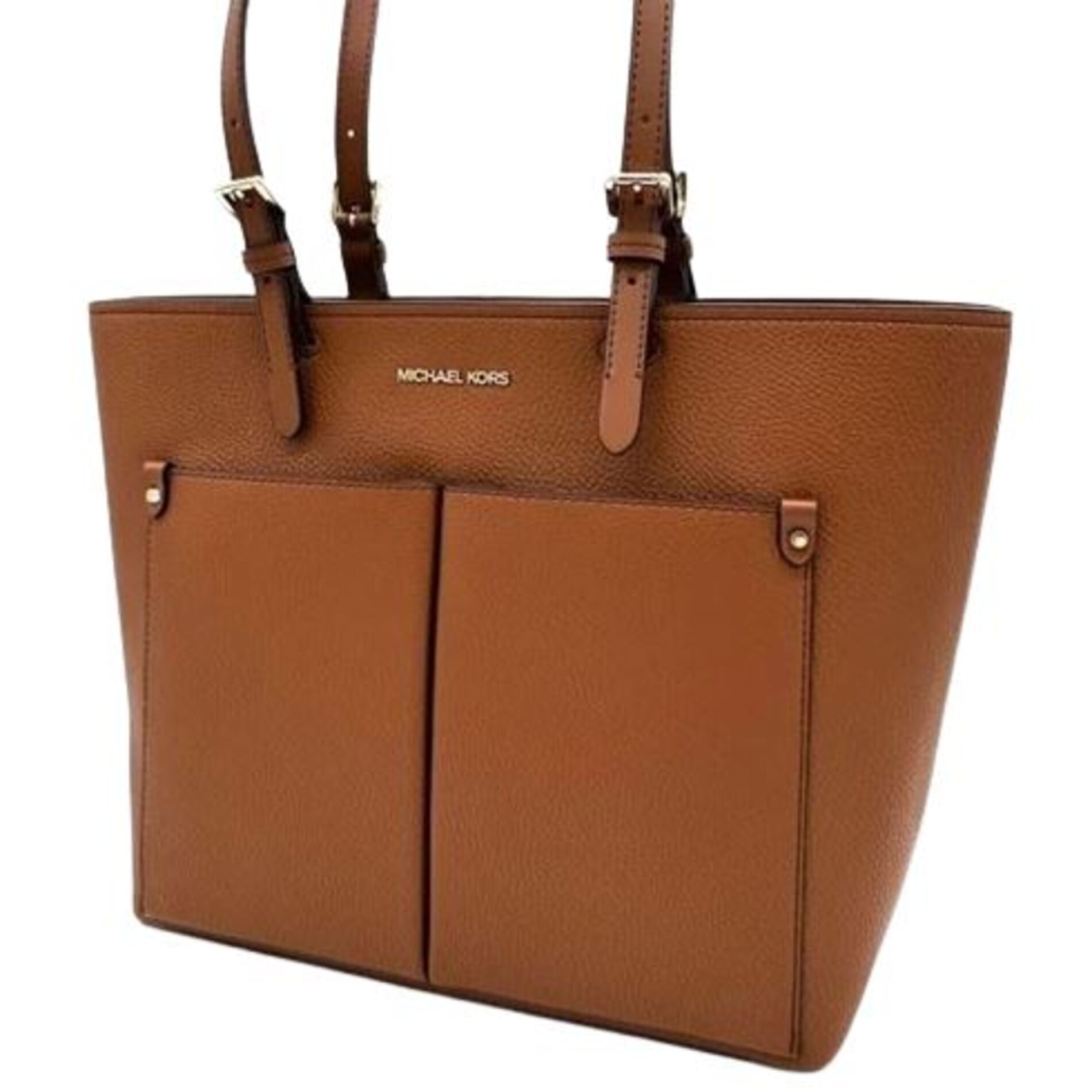 Michael Kors Jet Set Women's Leather Signature Tote photo 4