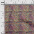 thumbnail image 1 of oneOone Viscose Jersey Rust Brown Fabric Batik Sewing Fabric By The Yard Printed Diy Clothing Sewing Supplies 60 Inch Wide, 1 of 5